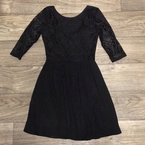 Little black witchy Lolita dress